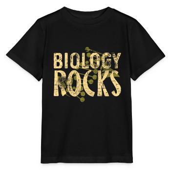 biology - Stanley/Stella MINI CREATOR Kids’ T-Shirt - black - Front - Mikhail (115cm)