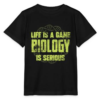 biology - Stanley/Stella MINI CREATOR Kids’ T-Shirt - black - Front - Mikhail (115cm)