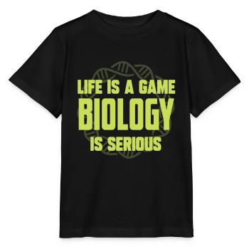 Biologie - Stanley/Stella Kinder T-Shirt MINI CREATOR  - Schwarz - Vorne - Mikhail (115cm)