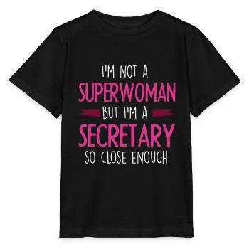 secretary - Stanley/Stella MINI CREATOR Kids’ T-Shirt - black - Front - Mikhail (115cm)
