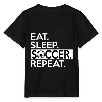 Fussball Fussballmannschaft Fussballspiel Geschenk - Stanley/Stella Kinder T-Shirt MINI CREATOR  - Schwarz - Vorne - Mikhail (115cm)