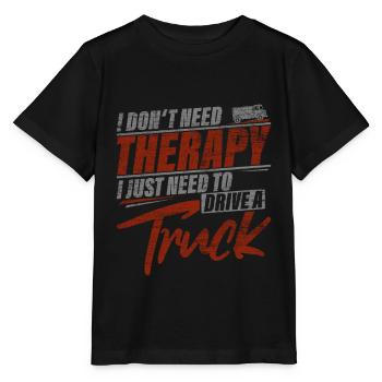 Camion camion - T-shirt bio MINI CREATOR Stanley/Stella Enfant - noir - Devant - Mikhail (115cm)