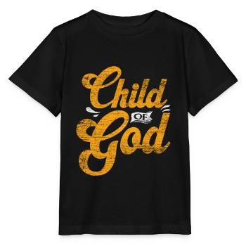 Dieu - T-shirt bio MINI CREATOR Stanley/Stella Enfant - noir - Devant - Mikhail (115cm)