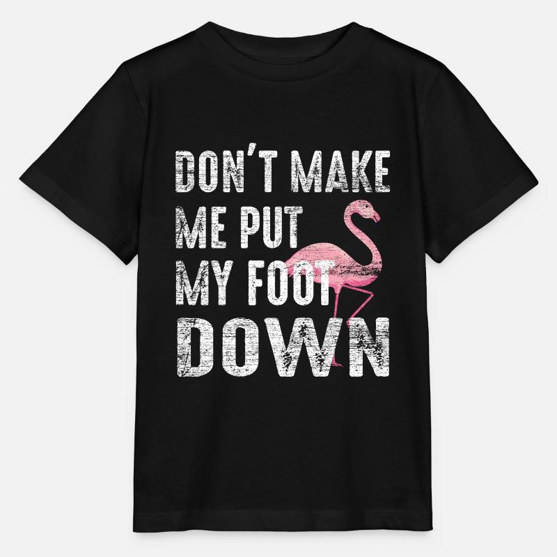 Flamingo - Stanley/Stella Kinder T-Shirt MINI CREATOR  - Schwarz