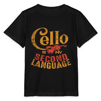 cello - Stanley/Stella MINI CREATOR Kids’ T-Shirt - black - Front - Mikhail (115cm)