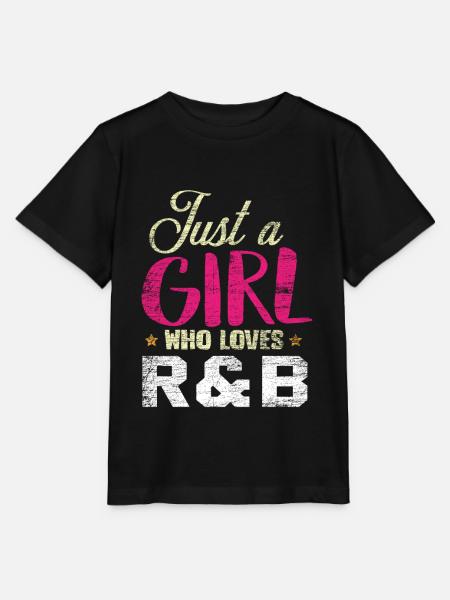 R&B Musik Mädchen - Stanley/Stella Kinder T-Shirt MINI CREATOR  - Schwarz