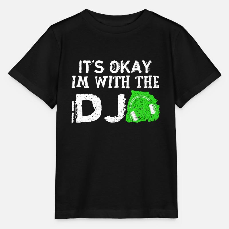 DJ - T-shirt bio MINI CREATOR Stanley/Stella Enfant - noir
