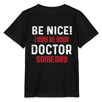 Medizin Student - Stanley/Stella Kinder T-Shirt MINI CREATOR  - Schwarz - Vorne - Mikhail (115cm)