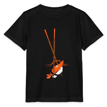 Sushi - T-shirt bio MINI CREATOR Stanley/Stella Enfant - noir - Devant - Mikhail (115cm)