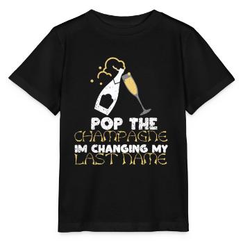 Verloben Verlobung Verlobte Verlobt Ehe Geschenk - Stanley/Stella Kinder T-Shirt MINI CREATOR  - Schwarz - Vorne - Mikhail (115cm)