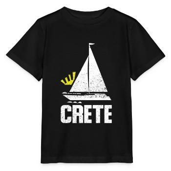 Crète - T-shirt bio MINI CREATOR Stanley/Stella Enfant - noir - Devant - Mikhail (115cm)