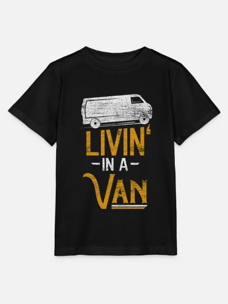 Camper Van - Stanley/Stella Kinder T-Shirt MINI CREATOR - Schwarz