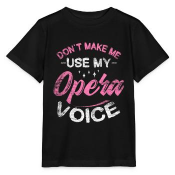 chanteur - T-shirt bio MINI CREATOR Stanley/Stella Enfant - noir - Devant - Mikhail (115cm)