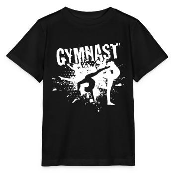Turnen gymnast - Stanley/Stella Kinder-T-shirt MINI CREATOR  - zwart - Voor - Mikhail (115cm)
