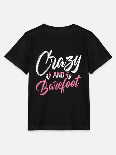 Barfuß - Stanley/Stella Kinder T-Shirt MINI CREATOR - Schwarz