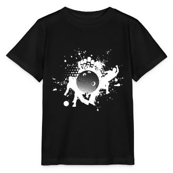 bowling - Stanley/Stella MINI CREATOR Kids’ T-Shirt - black - Front - Mikhail (115cm)