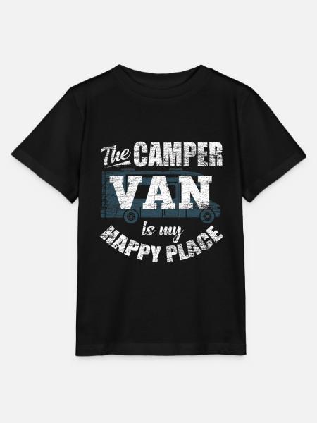 Camper Van - Stanley/Stella Kinder T-Shirt MINI CREATOR  - Schwarz