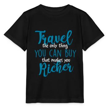 Reisen - Stanley/Stella Kinder T-Shirt MINI CREATOR  - Schwarz - Vorne - Mikhail (115cm)