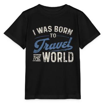 Reisen - Stanley/Stella Kinder T-Shirt MINI CREATOR  - Schwarz - Vorne - Mikhail (115cm)