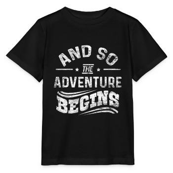 aventure - T-shirt bio MINI CREATOR Stanley/Stella Enfant - noir - Devant - Mikhail (115cm)