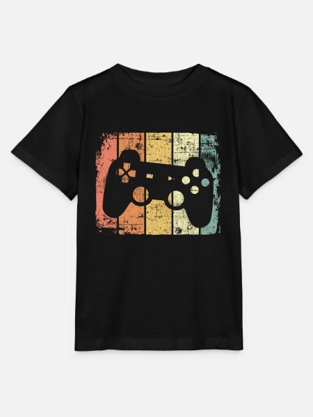 Gaming retro - Stanley/Stella Kinder T-Shirt MINI CREATOR - Schwarz