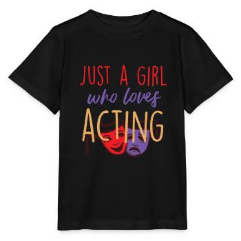 Actrice - T-shirt bio MINI CREATOR Stanley/Stella Enfant - noir - Devant - Mikhail (115cm)