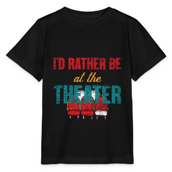 Théâtre - T-shirt bio MINI CREATOR Stanley/Stella Enfant - noir - Devant - Mikhail (115cm)