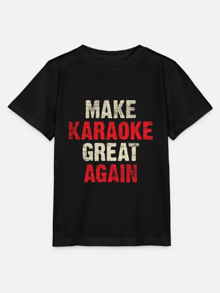 Karaoke - Stanley/Stella Kinder T-Shirt MINI CREATOR  - Schwarz