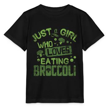 broccoli - Stanley/Stella MINI CREATOR Kids’ T-Shirt - black - Front - Mikhail (115cm)