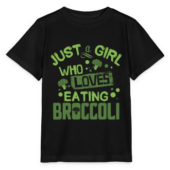 broccoli - Stanley/Stella MINI CREATOR Kids’ T-Shirt - black - Front - Mikhail (115cm)