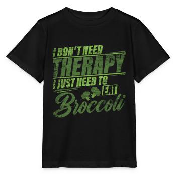 broccoli - Stanley/Stella MINI CREATOR Kids’ T-Shirt - black - Front - Mikhail (115cm)