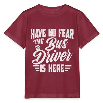 conducteur - T-shirt bio MINI CREATOR Stanley/Stella Enfant - bordeaux - Devant - Kain (125cm)