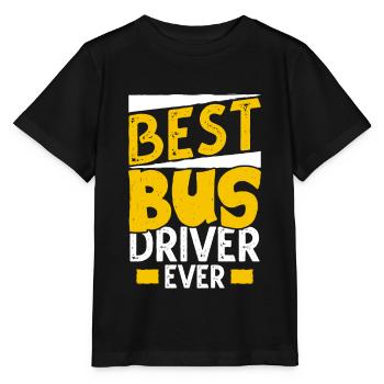 conducteur - T-shirt bio MINI CREATOR Stanley/Stella Enfant - noir - Devant - Mikhail (115cm)