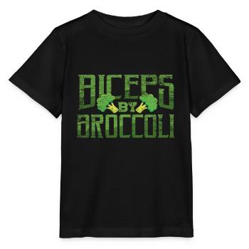 Brokkoli - Stanley/Stella Kinder T-Shirt MINI CREATOR  - Schwarz - Vorne - Mikhail (115cm)