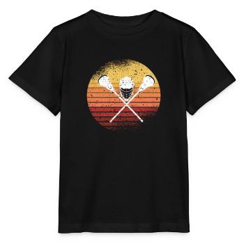 lacrosse - T-shirt bio MINI CREATOR Stanley/Stella Enfant - noir - Devant - Mikhail (115cm)