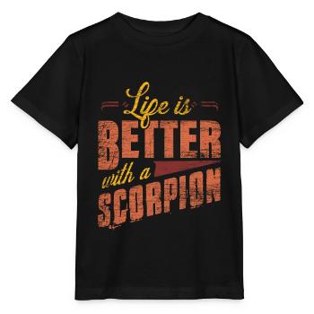 Scorpion - T-shirt bio MINI CREATOR Stanley/Stella Enfant - noir - Devant - Mikhail (115cm)