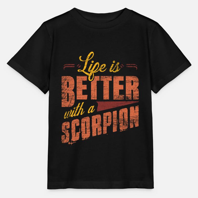 Scorpion - T-shirt bio MINI CREATOR Stanley/Stella Enfant - noir