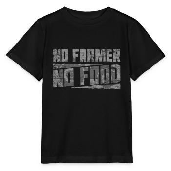 Landwirt - Stanley/Stella Kinder T-Shirt MINI CREATOR  - Schwarz - Vorne - Mikhail (115cm)
