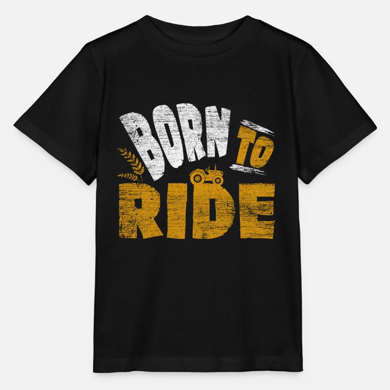 tracteur - T-shirt bio MINI CREATOR Stanley/Stella Enfant - noir