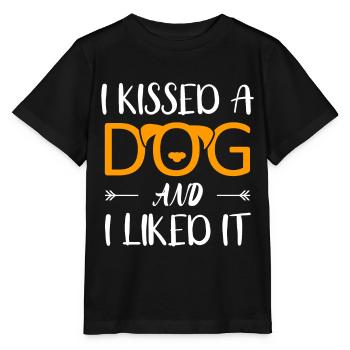 Amour des chiens - T-shirt bio MINI CREATOR Stanley/Stella Enfant - noir - Devant - Mikhail (115cm)