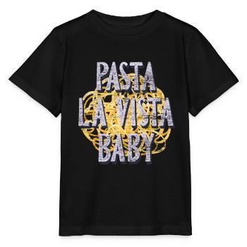 pâtes - T-shirt bio MINI CREATOR Stanley/Stella Enfant - noir - Devant - Mikhail (115cm)