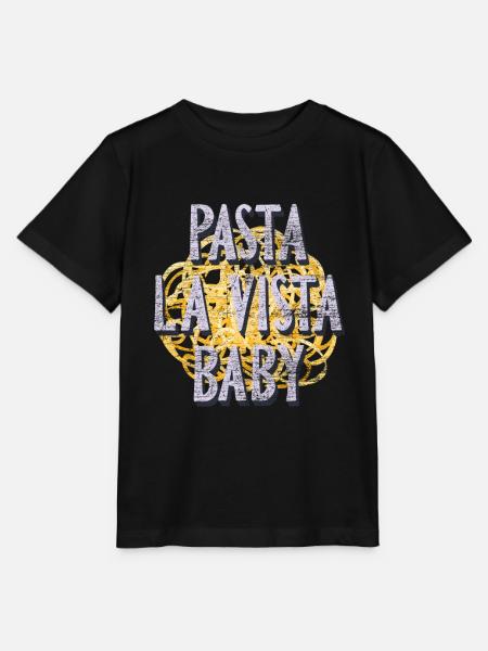 pâtes - T-shirt bio MINI CREATOR Stanley/Stella Enfant - noir