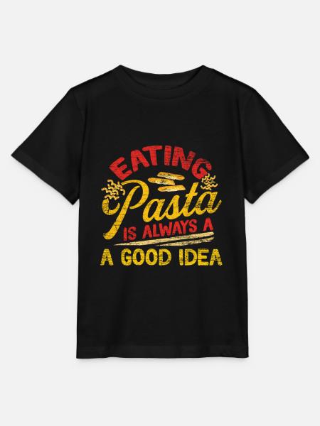 Pasta - Stanley/Stella Kinder T-Shirt MINI CREATOR  - Schwarz