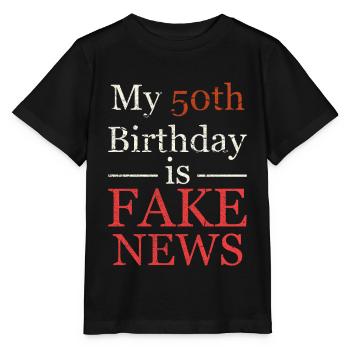 50. Geburtstag - Stanley/Stella Kinder T-Shirt MINI CREATOR  - Schwarz - Vorne - Mikhail (115cm)