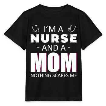 Nurse nurse - Stanley/Stella MINI CREATOR Kids’ T-Shirt - black - Front - Mikhail (115cm)