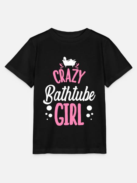 Bad Badewanne - Stanley/Stella Kinder T-Shirt MINI CREATOR - Schwarz