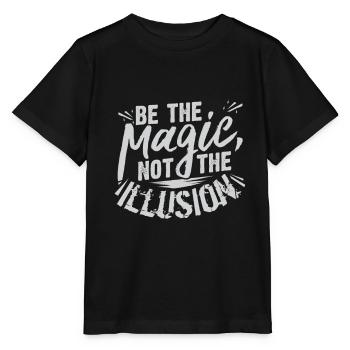 magic - Stanley/Stella MINI CREATOR Kids’ T-Shirt - black - Front - Mikhail (115cm)