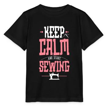 couture - T-shirt bio MINI CREATOR Stanley/Stella Enfant - noir - Devant - Mikhail (115cm)