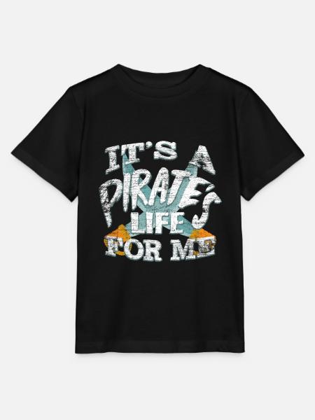 Pirat - Stanley/Stella Kinder T-Shirt MINI CREATOR  - Schwarz