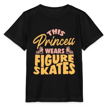 Eiskunstlauf Schlittschuh - Stanley/Stella Kinder T-Shirt MINI CREATOR  - Schwarz - Vorne - Mikhail (115cm)